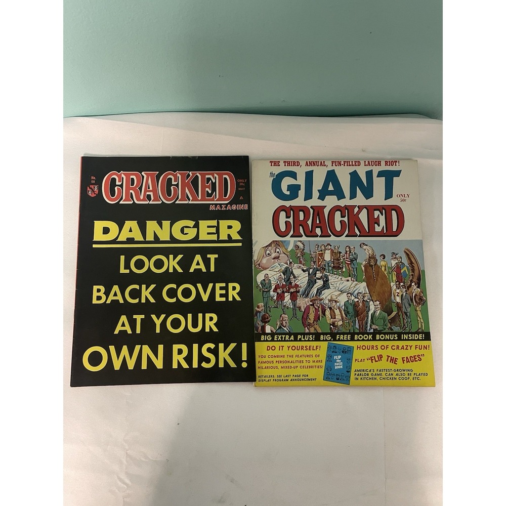 CRACKED Third Annual Edition 1965 +  #60 May 1967 Lot of‎ 2 GIANT